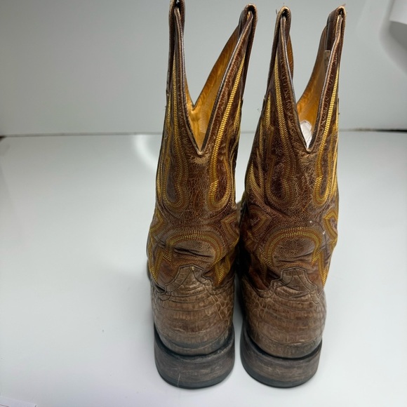 Rod Patrick Caiman Exotic Cowboy Boots Western Sz 11.5 AA - Picture 4 of 9